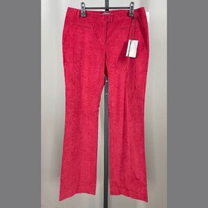 NEW Patrick Mendes Pants Womens Large 10 corduroy straight boot cut designer